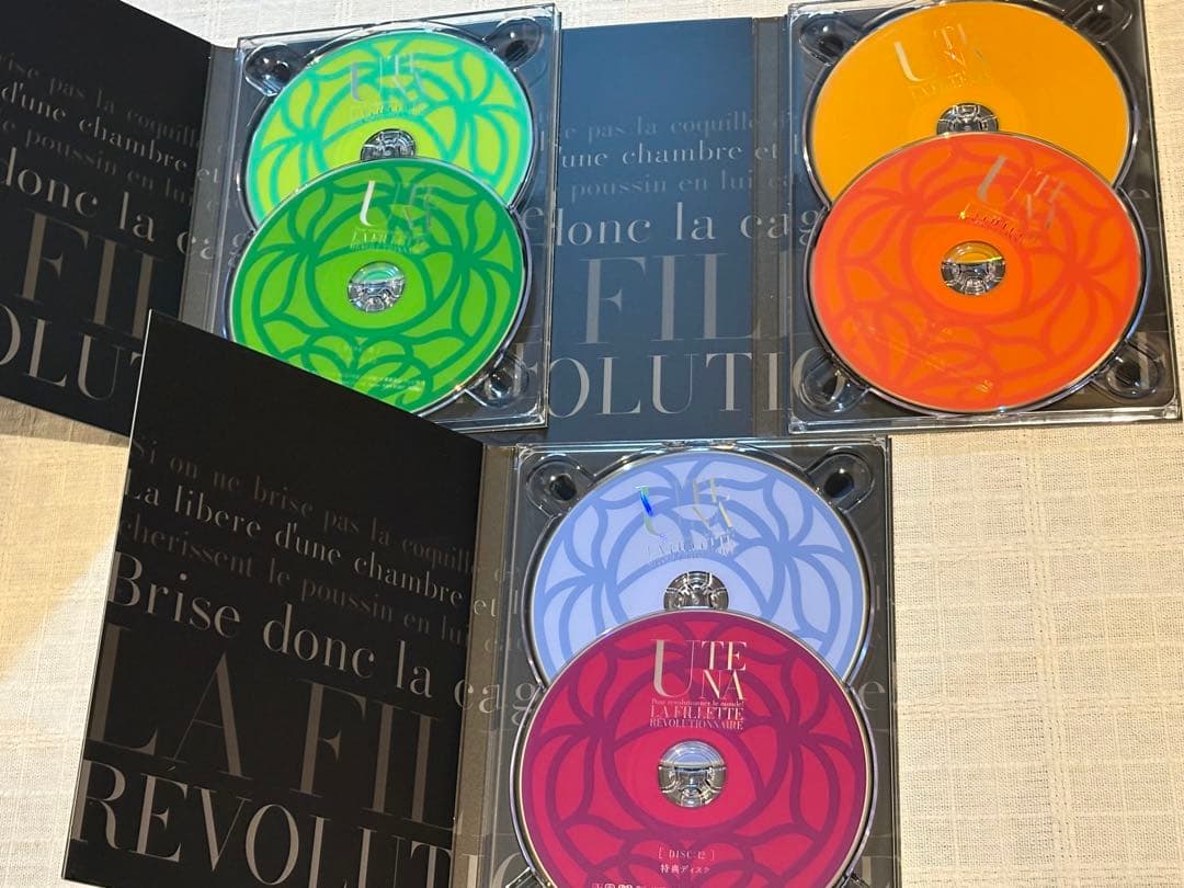 少女革命ウテナDVD-BOX 上巻　下巻　セット　初回限定生産