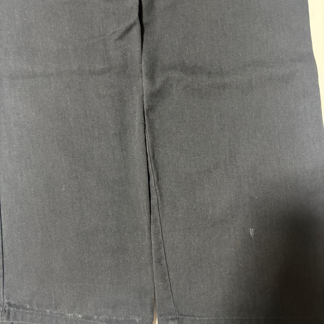 70s チビタグ ディッキーズ フレア パンツ ブラック ツイル