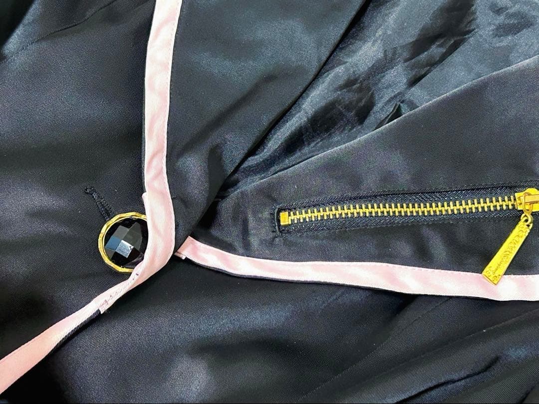 GOLDS∞infinity♡入手困難♡パイピングトレンチコート♡ブラックピンク