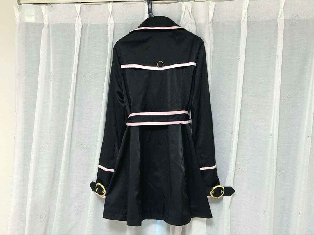 GOLDS∞infinity♡入手困難♡パイピングトレンチコート♡ブラックピンク