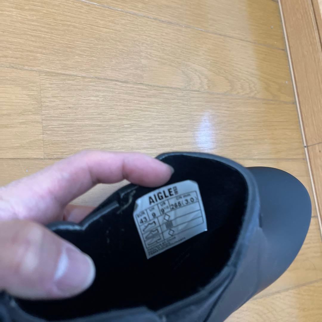AIGLE エーグル　レインブーツ26.5cmカーヴィル2ラバーブーツ