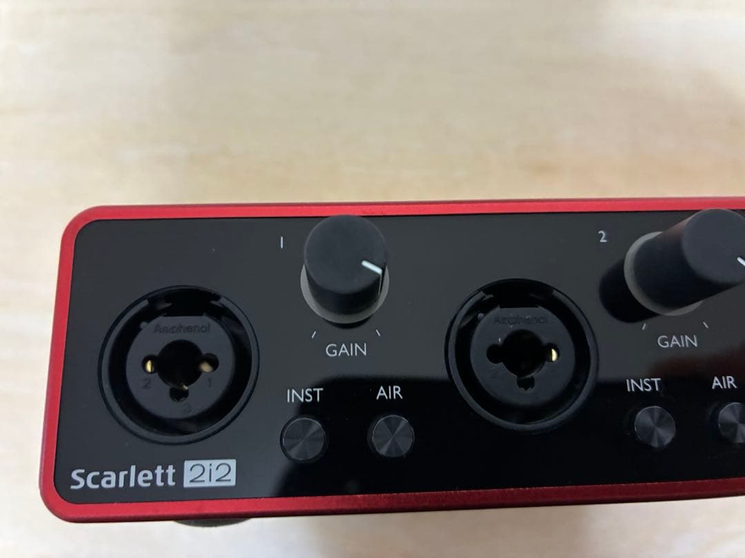 Focusrite Scarlett 2i2 gen. 3 第3世代