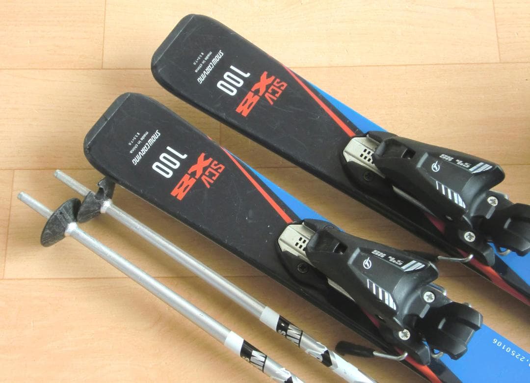 ■■1月限定■送料無料■子供用スキーセット■板100靴19.5■WAX済■■