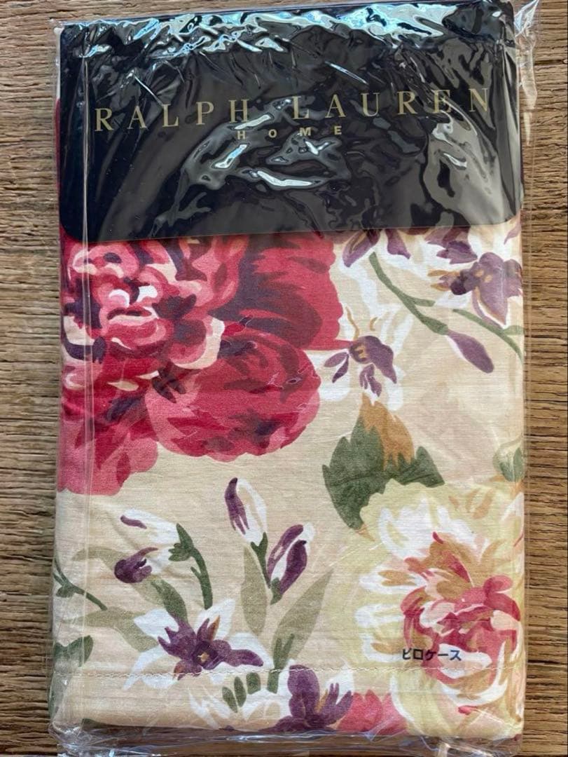 新品未使用✳︎ラルフローレン✳︎ヒョウ柄✳︎掛け布団カバー、花柄ピローケース各1点