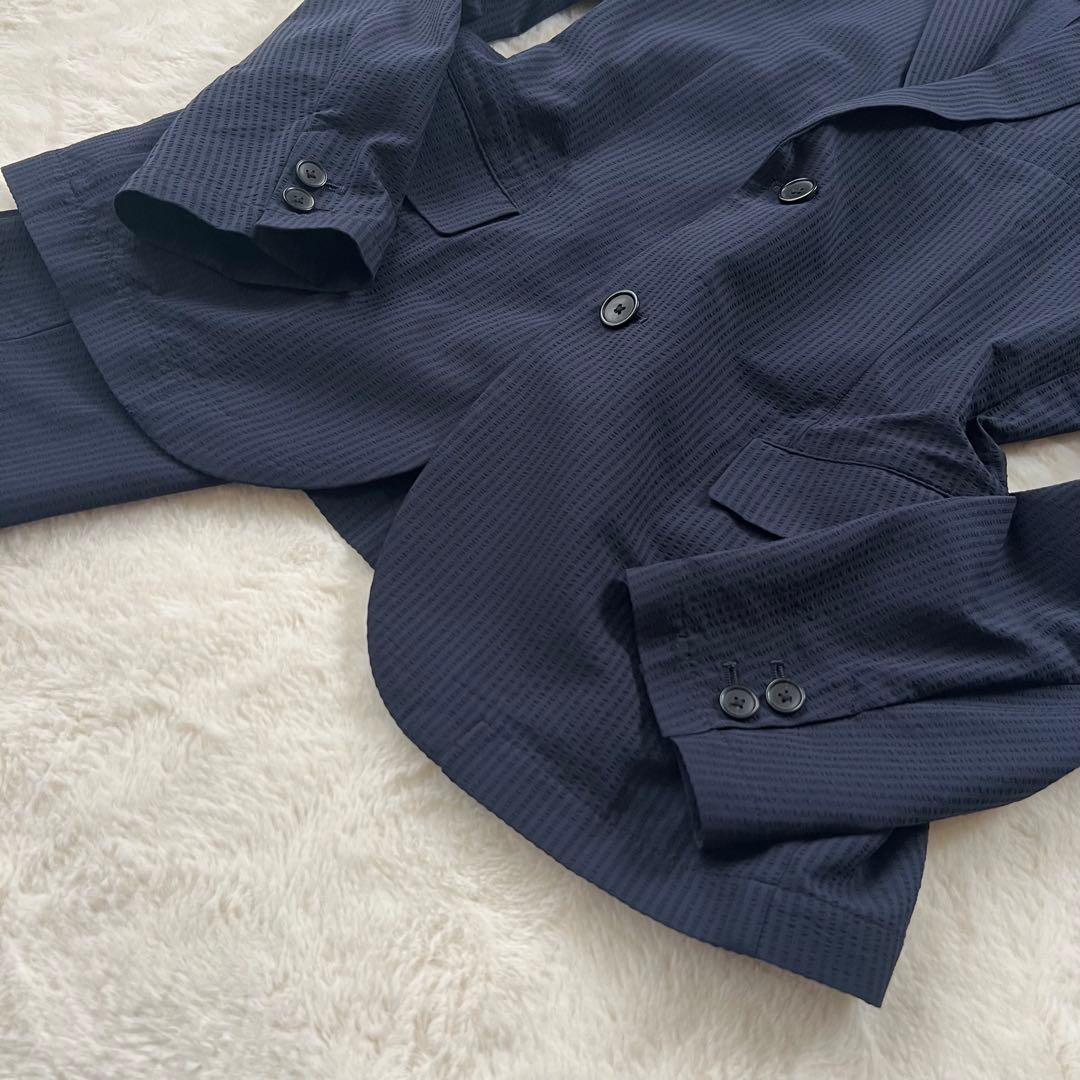 極美品✨ビューティーアンドユース　セットアップ　シアサッカー　洗える　M 夏