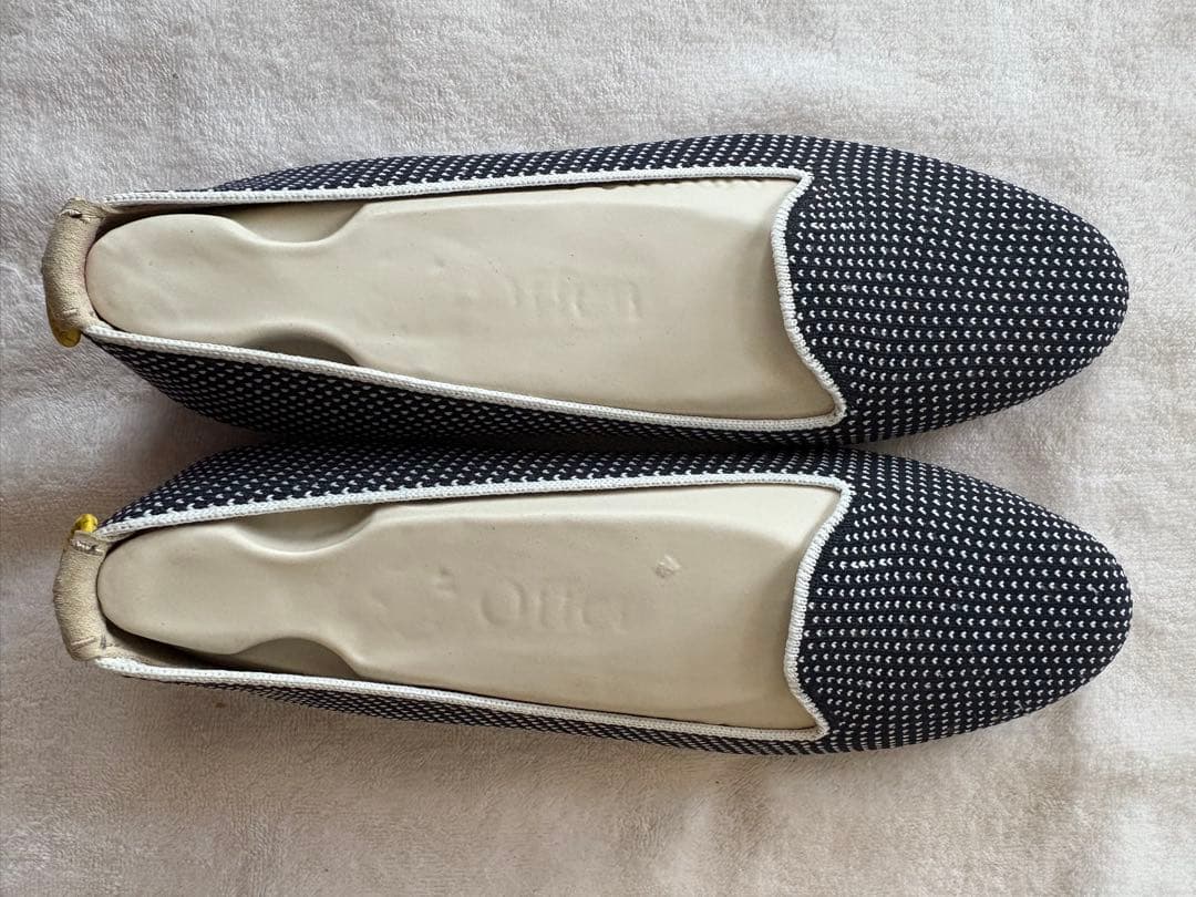 Often オッフェン　フラットシューズ ネイビー サイズ41