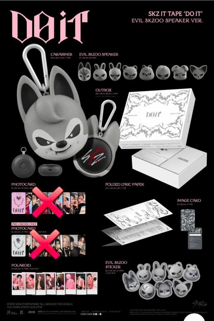 StrayKids DO IT EVIL SKZOO SPEAKER　ポガリ