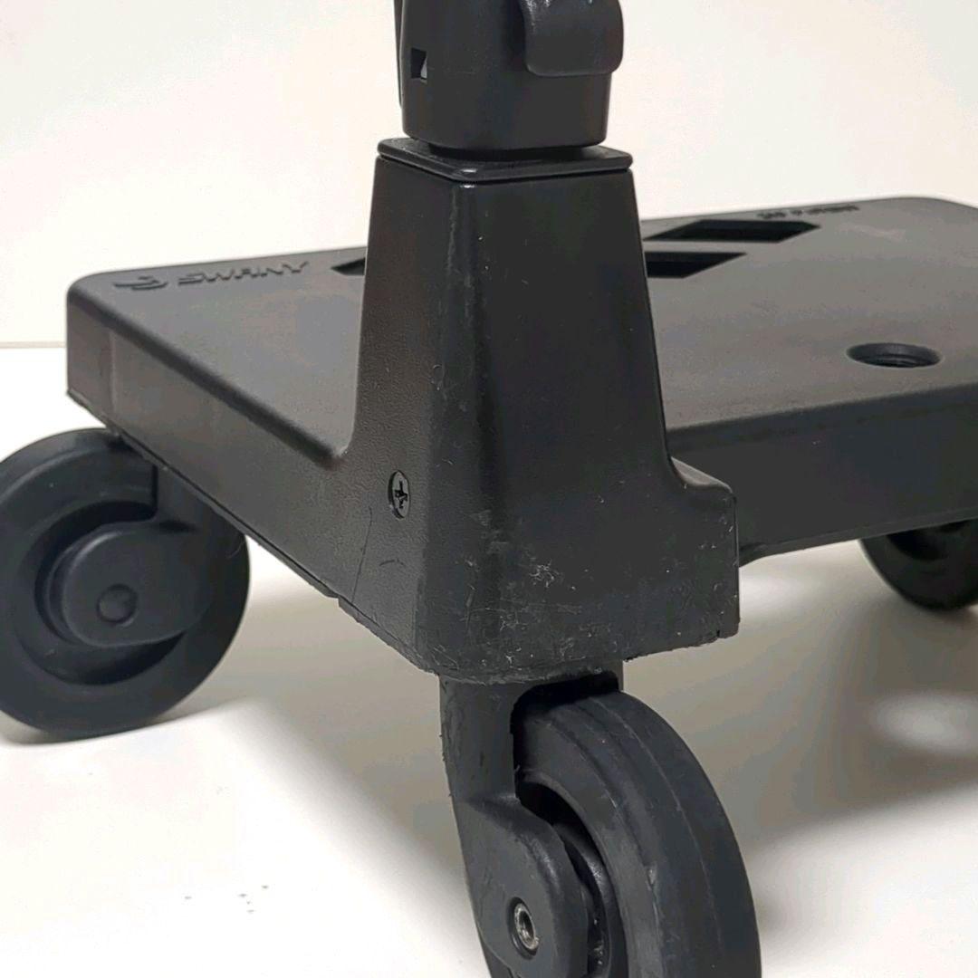 【良品】SWANYスワニー キャリーバッグ　キャリーカート　4輪グレー