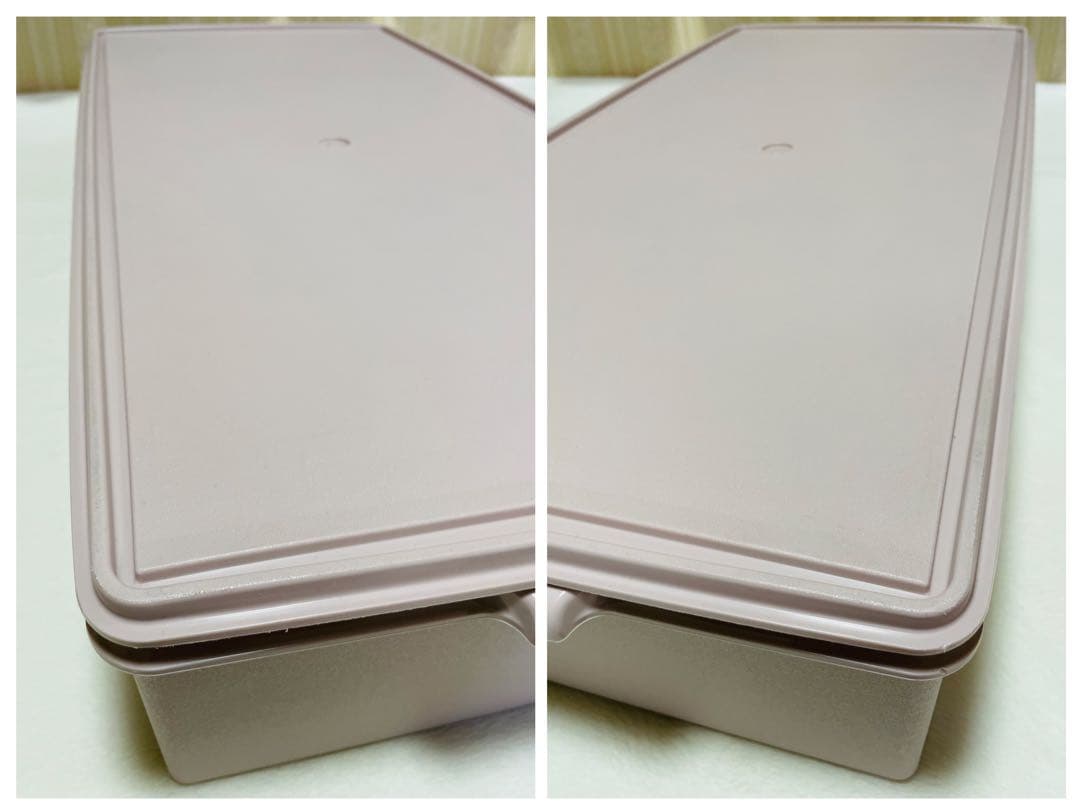 美品/4個セット/タッパーウェア/ロングスーパーケース/ピンク/収納/衣装ケース