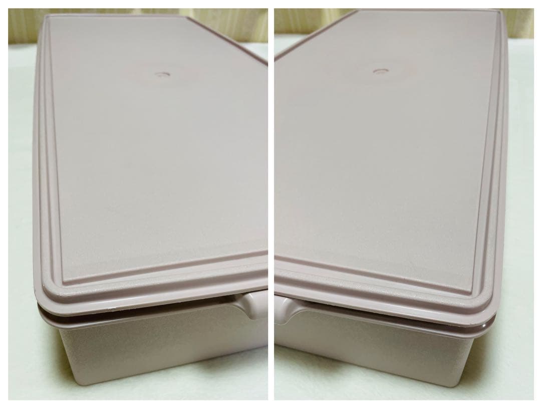 美品/4個セット/タッパーウェア/ロングスーパーケース/ピンク/収納/衣装ケース