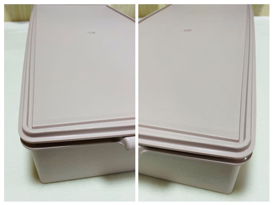 美品/4個セット/タッパーウェア/ロングスーパーケース/ピンク/収納/衣装ケース