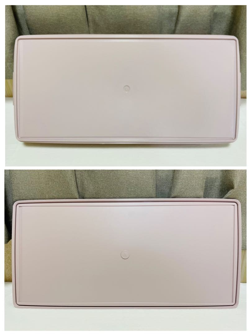 美品/4個セット/タッパーウェア/ロングスーパーケース/ピンク/収納/衣装ケース