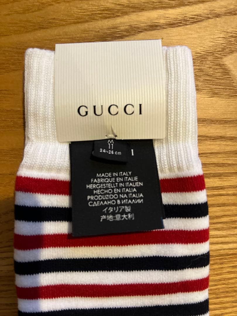 【新品未使用美品】GUCCI 靴下　ソックス