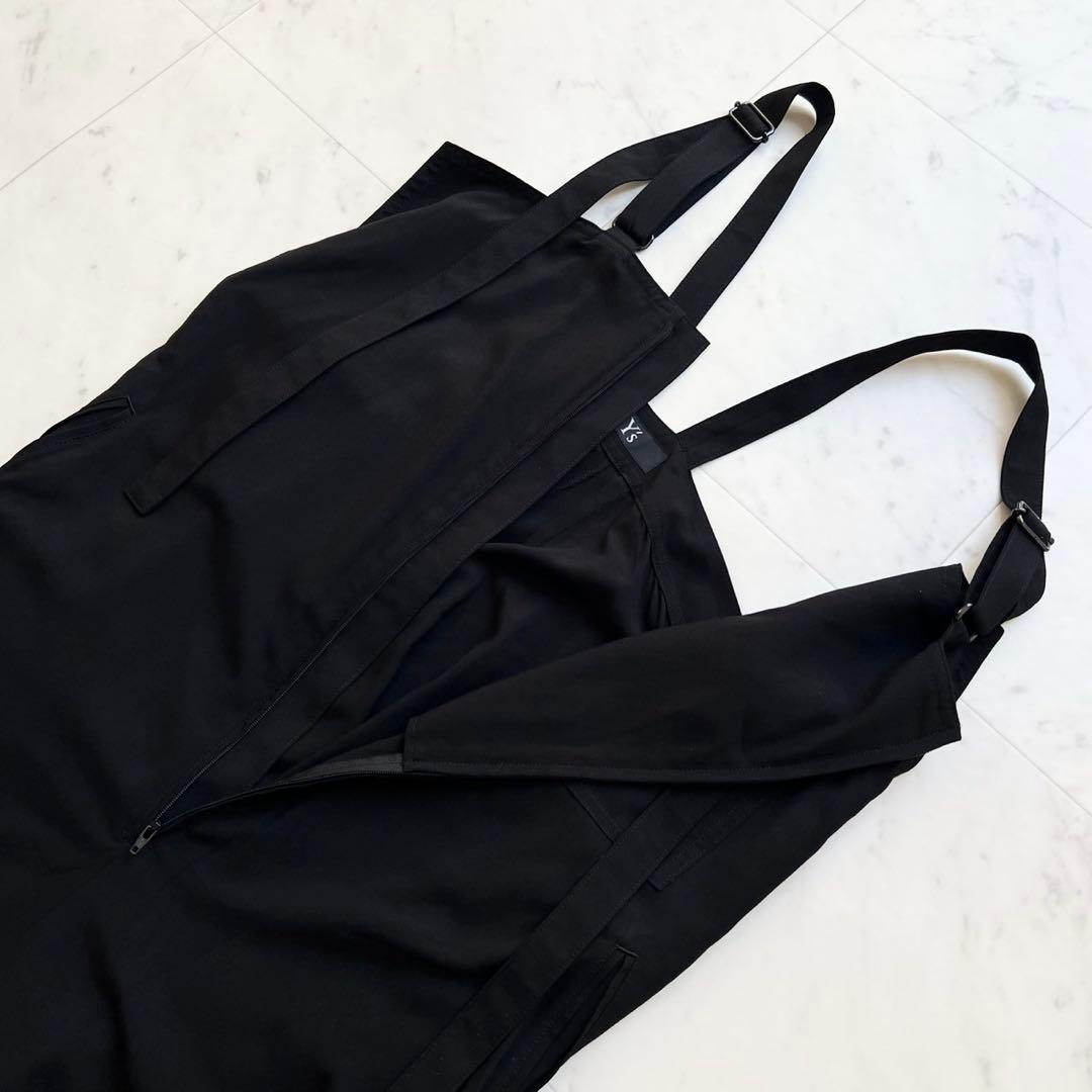 Y'S 21SS ヨウジヤマモト サスペンダーオールインワン ブラック