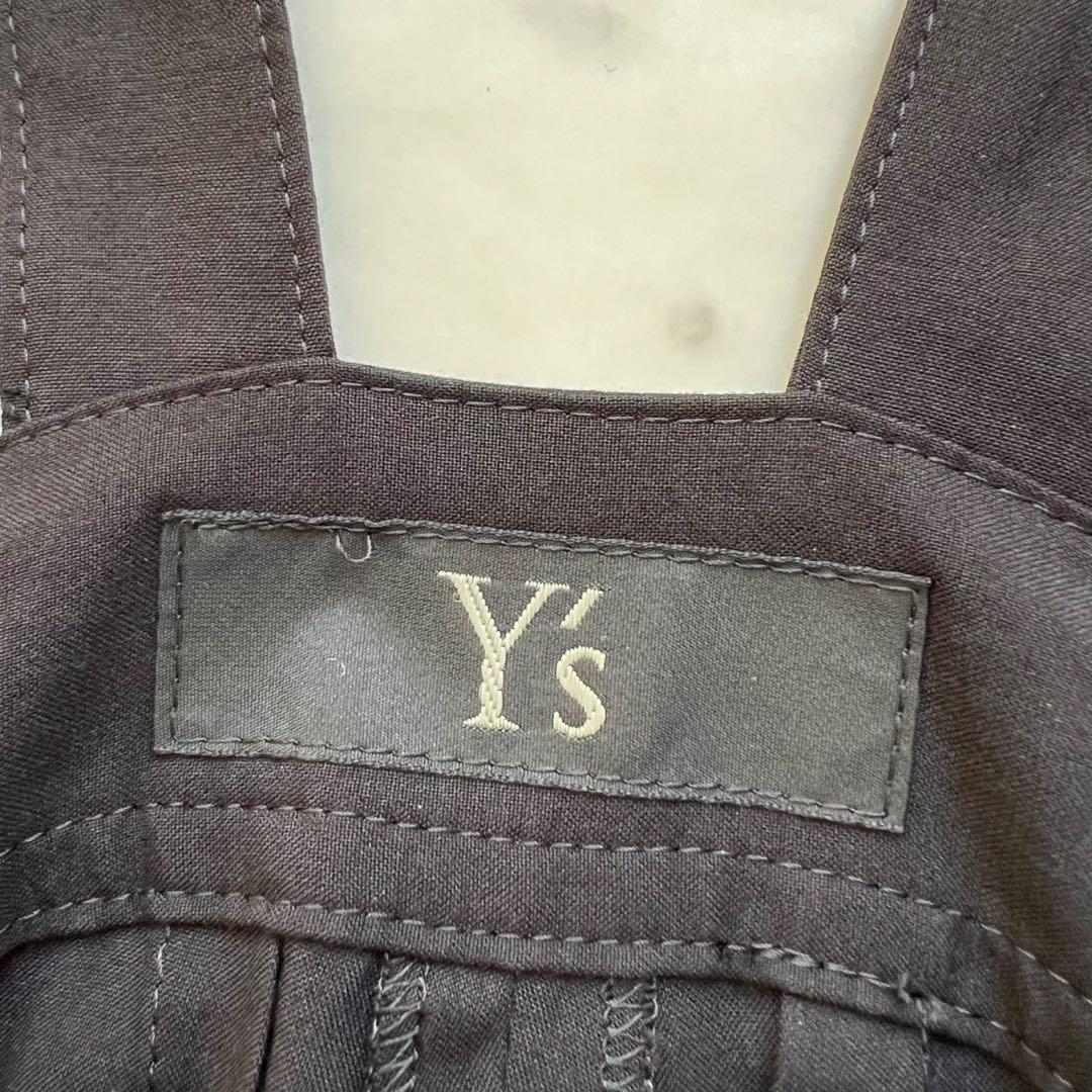 Y'S 21SS ヨウジヤマモト サスペンダーオールインワン ブラック