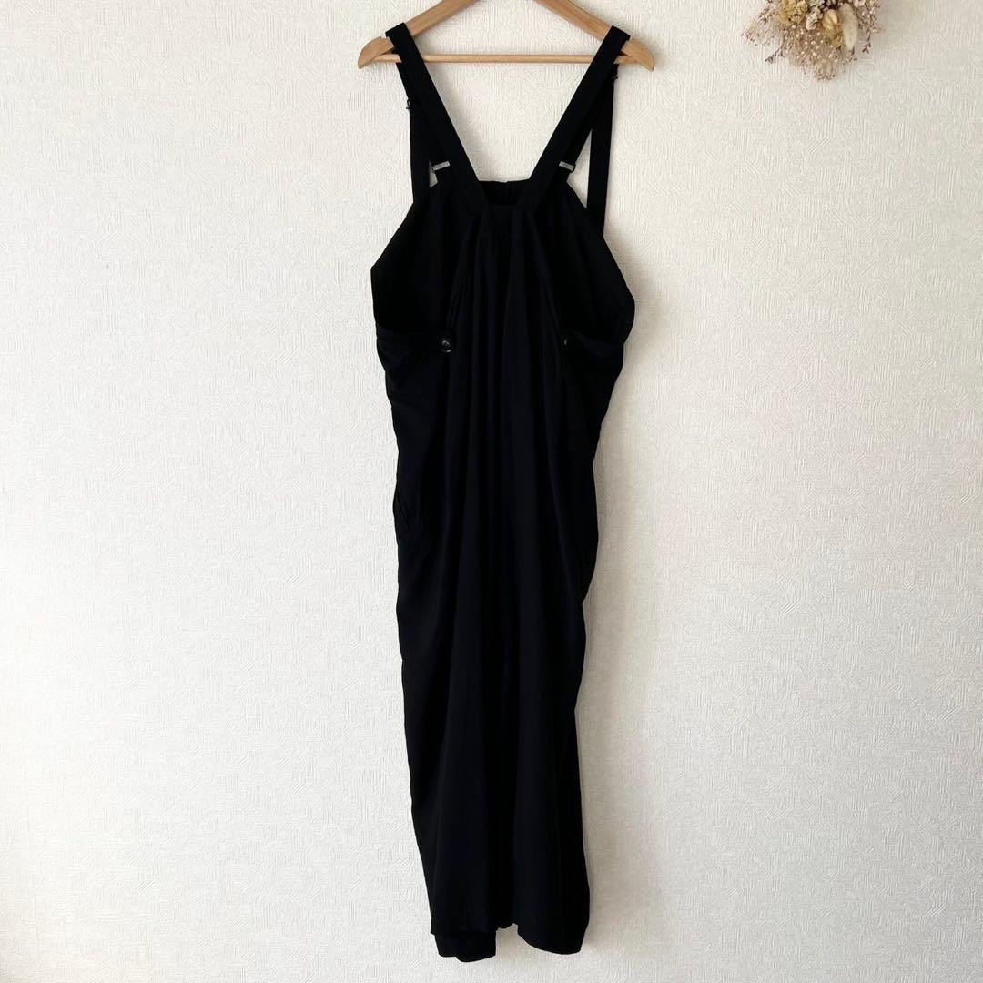 Y'S 21SS ヨウジヤマモト サスペンダーオールインワン ブラック