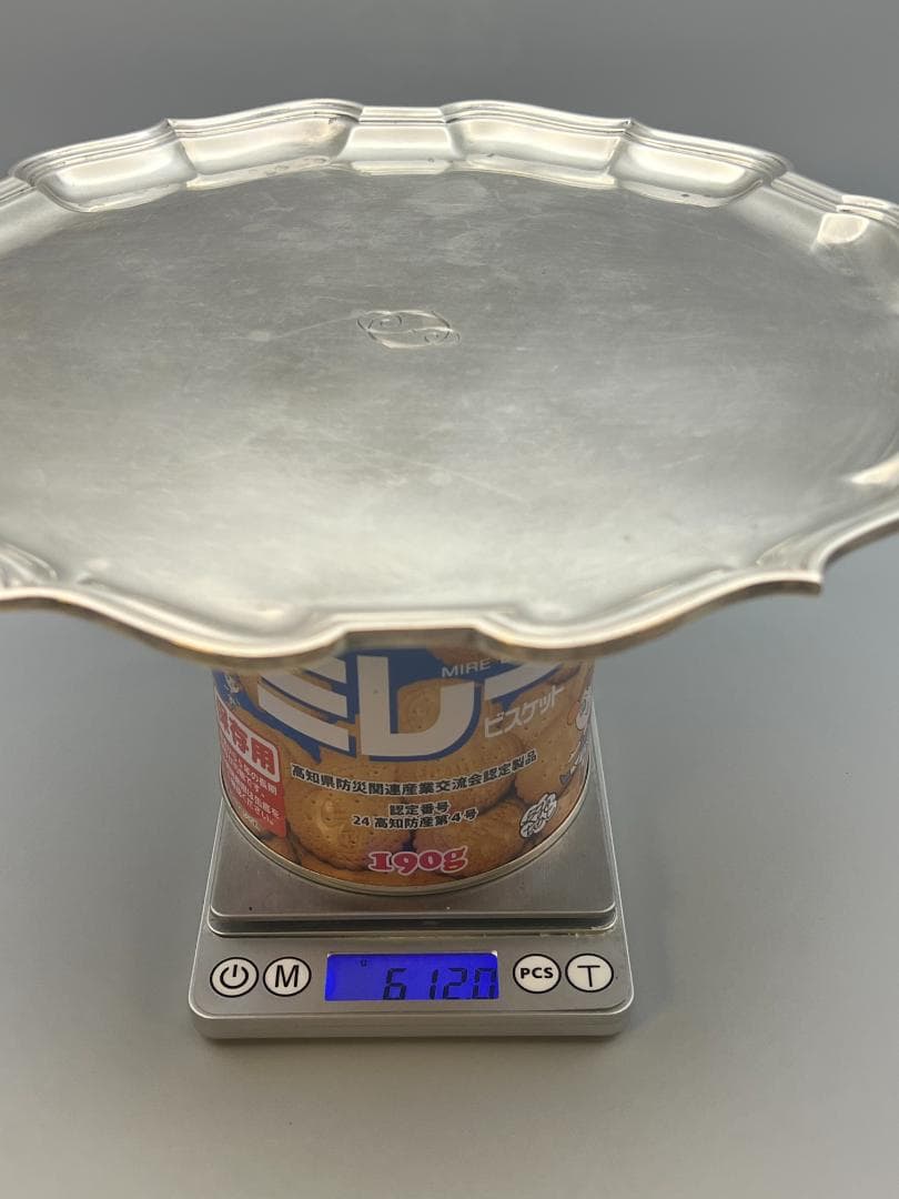 マッピン&ウェッブ／純銀 スターリングシルバー／トレイ　重612g