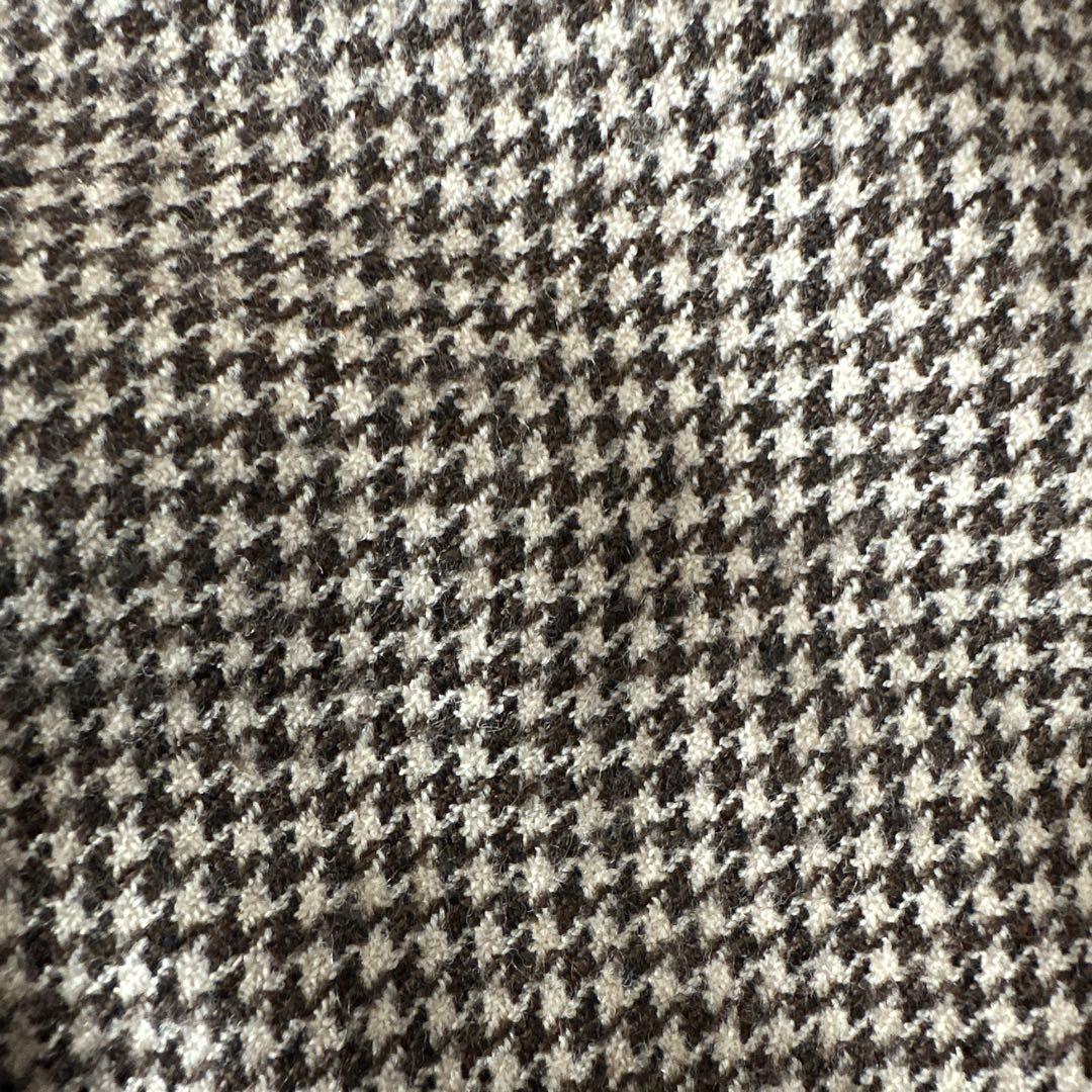 INCOTEX × BEAMS F 千鳥格子 フランネルスラックス 52