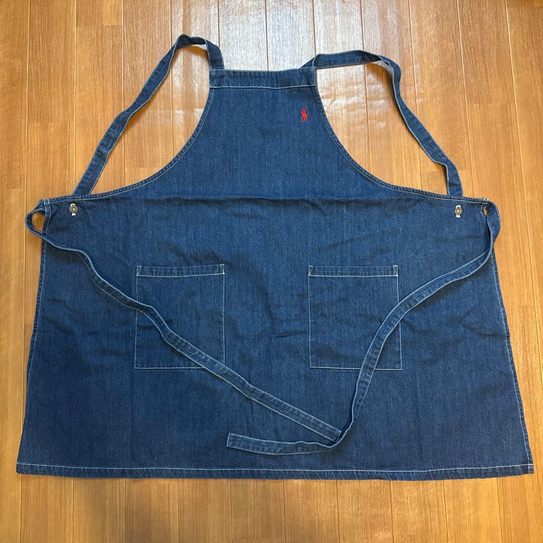 【美品】ポロラルフローレン デニムエプロン