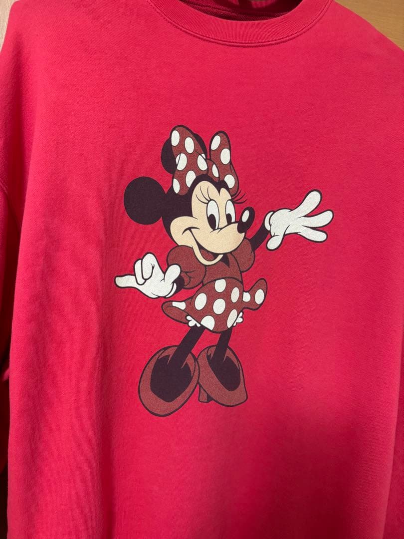 wcj ミニーマウス　スウェット　赤
