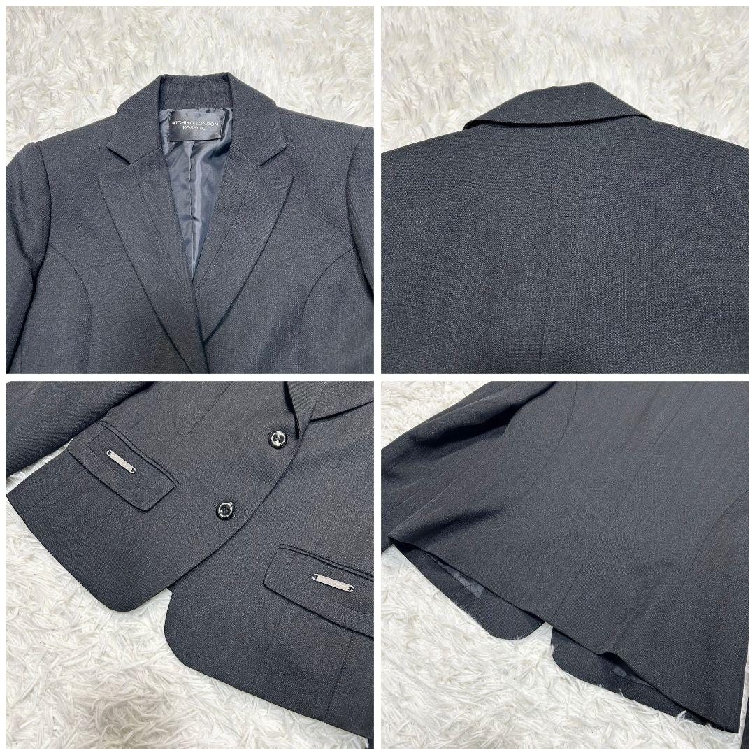 【美品】ミチコロンドン フォーマル スーツ キッズ 150 ブラック 卒服