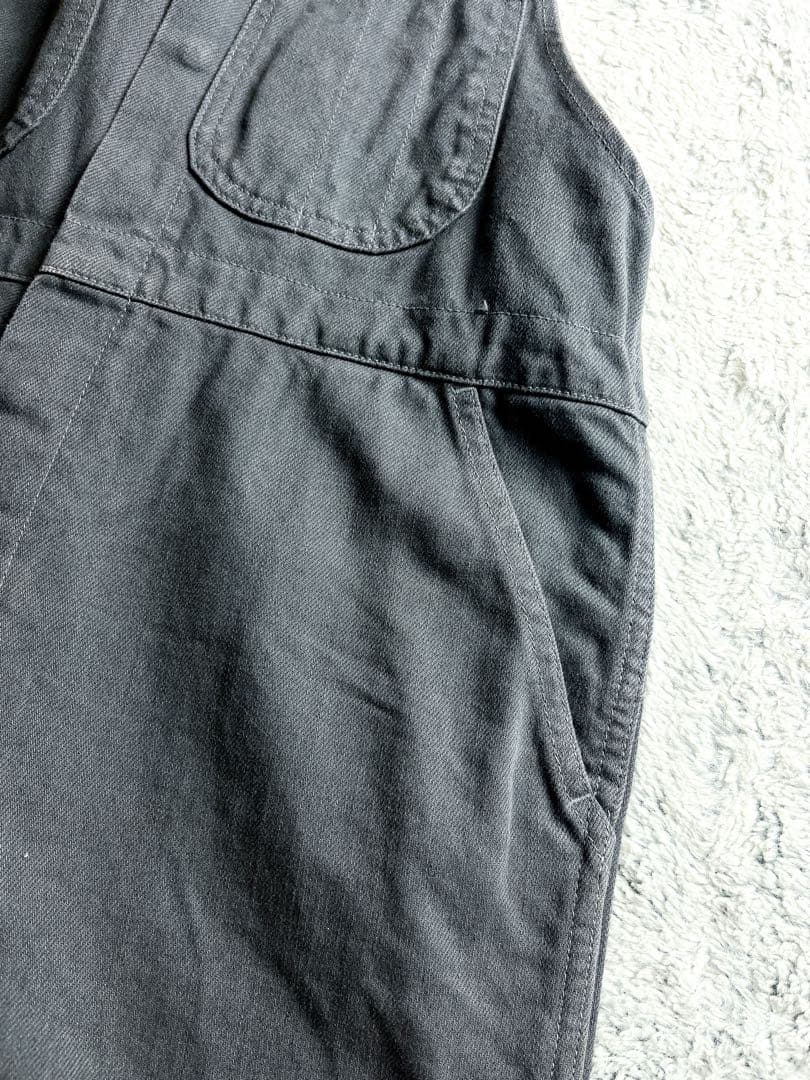 【Veritecoeur】綿100% スナップボタンオーバーオール サロペット