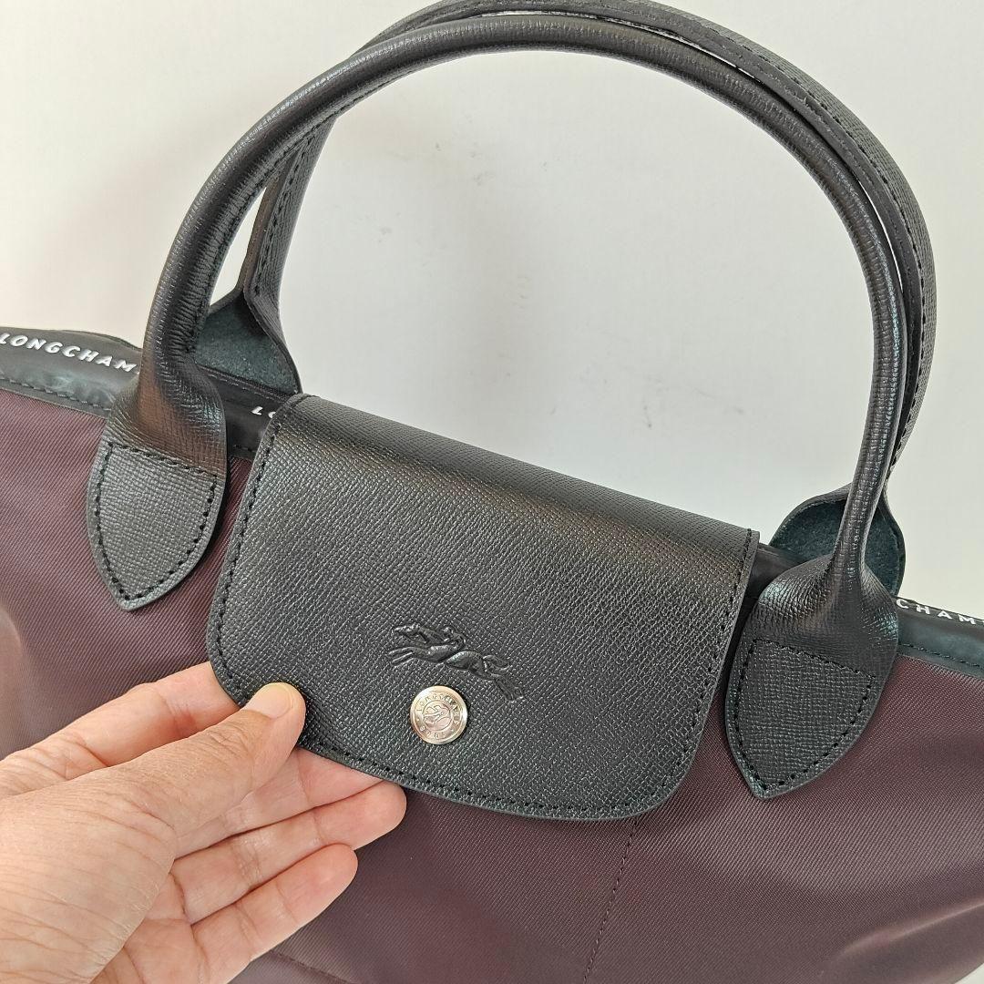 未使用 LONGCHAMP ル・プリアージュ トップハンドルバッグ モカＳ