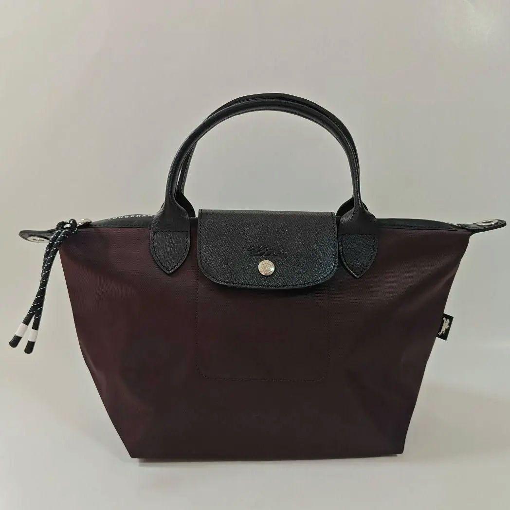 未使用 LONGCHAMP ル・プリアージュ トップハンドルバッグ モカＳ