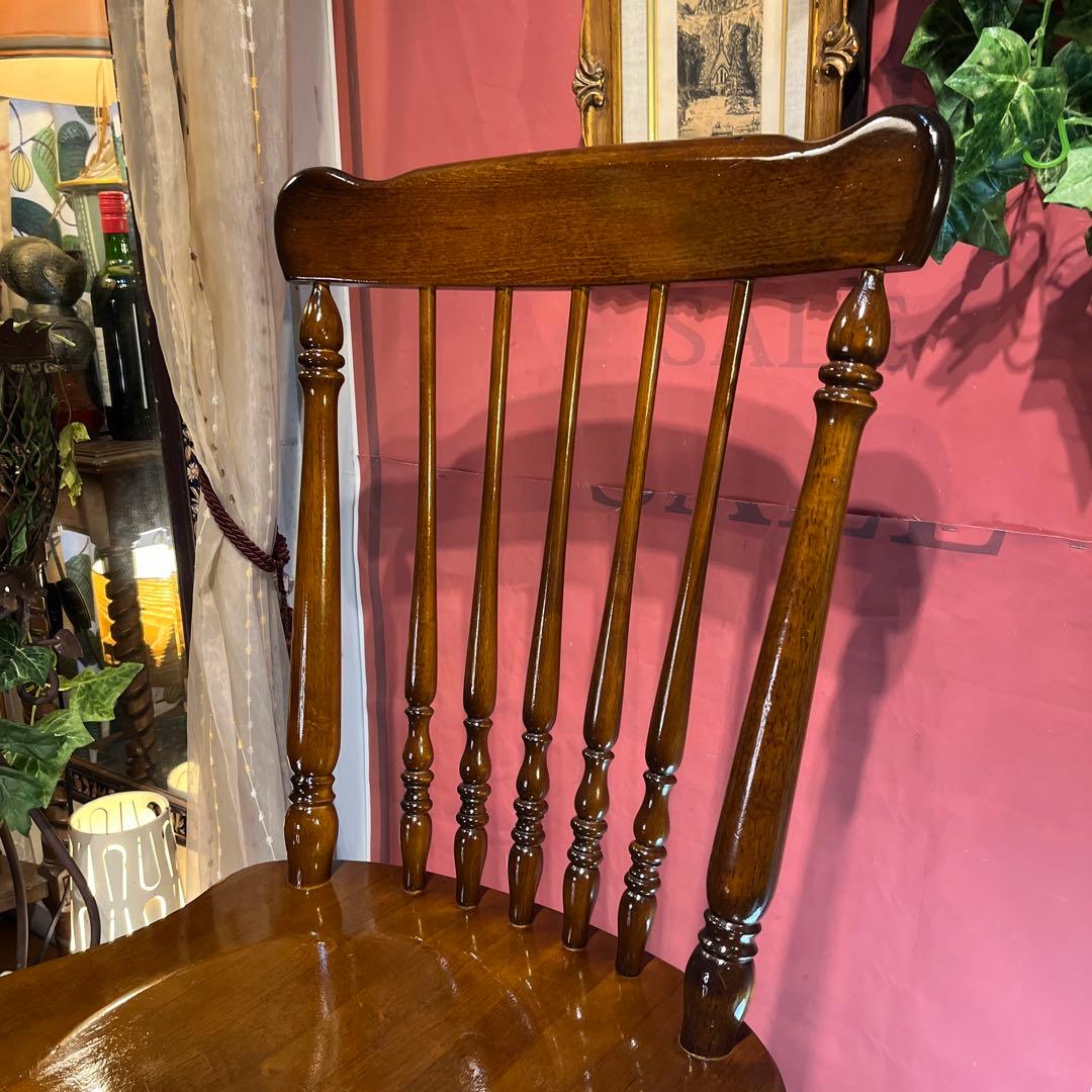 L２　カリモクヴィンテージ スピンドルチェア　コロニアル ウィンザー