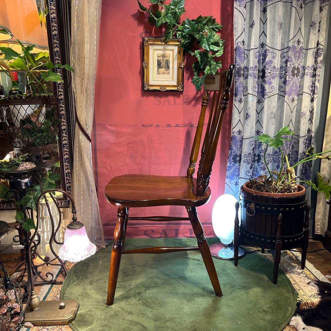 L２　カリモクヴィンテージ スピンドルチェア　コロニアル ウィンザー