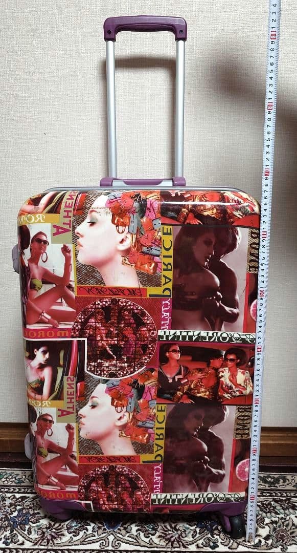 キャリーケース 大容量　カラフルアートプリント