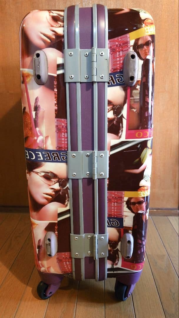 キャリーケース 大容量　カラフルアートプリント