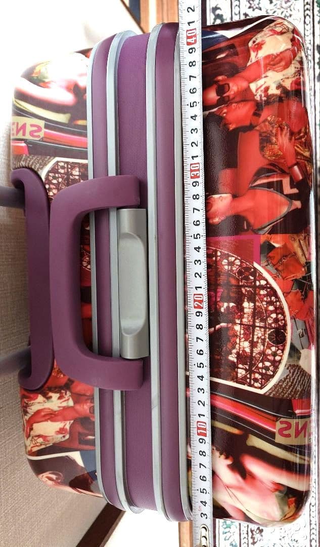 キャリーケース 大容量　カラフルアートプリント