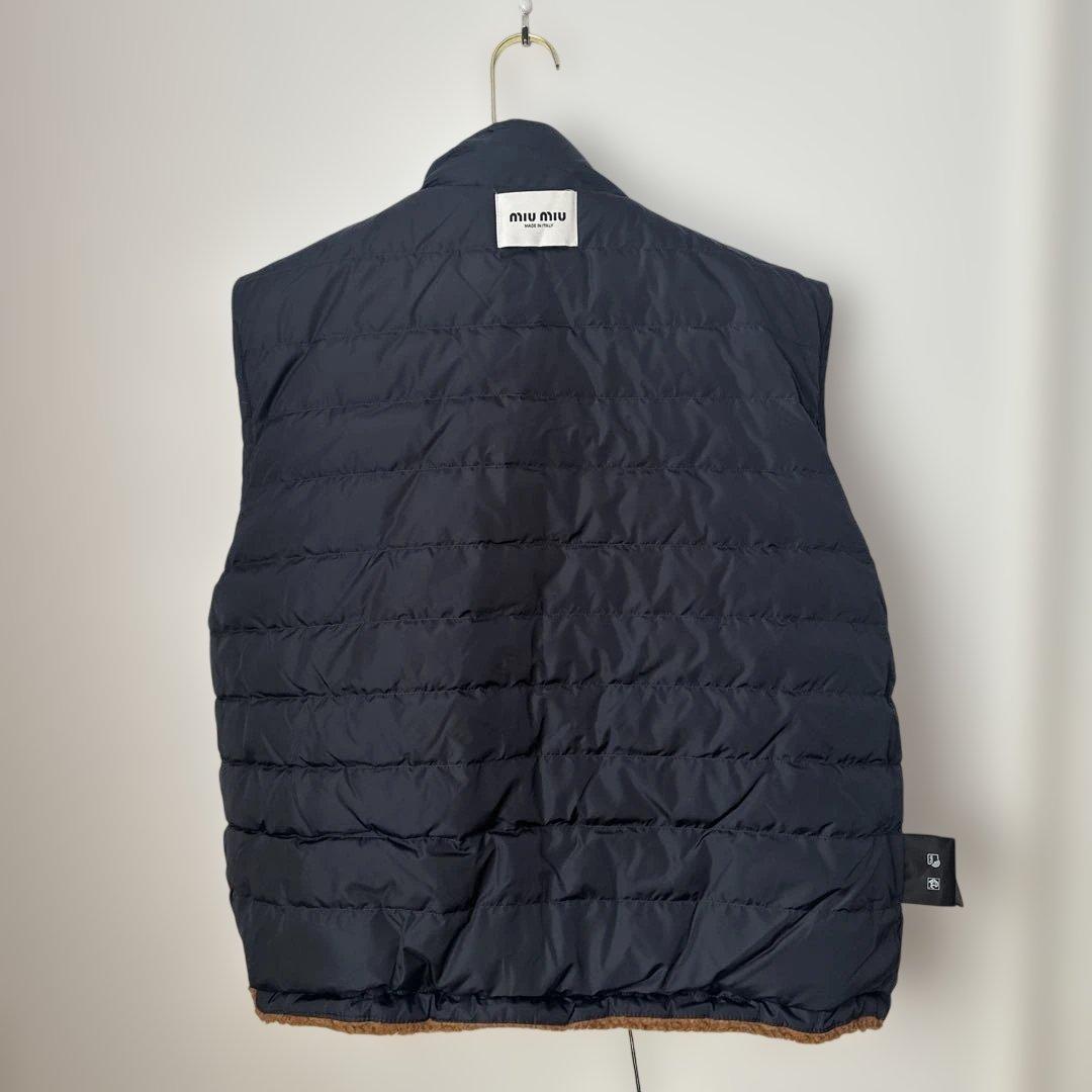 Miu Miu ボアジップアップベスト