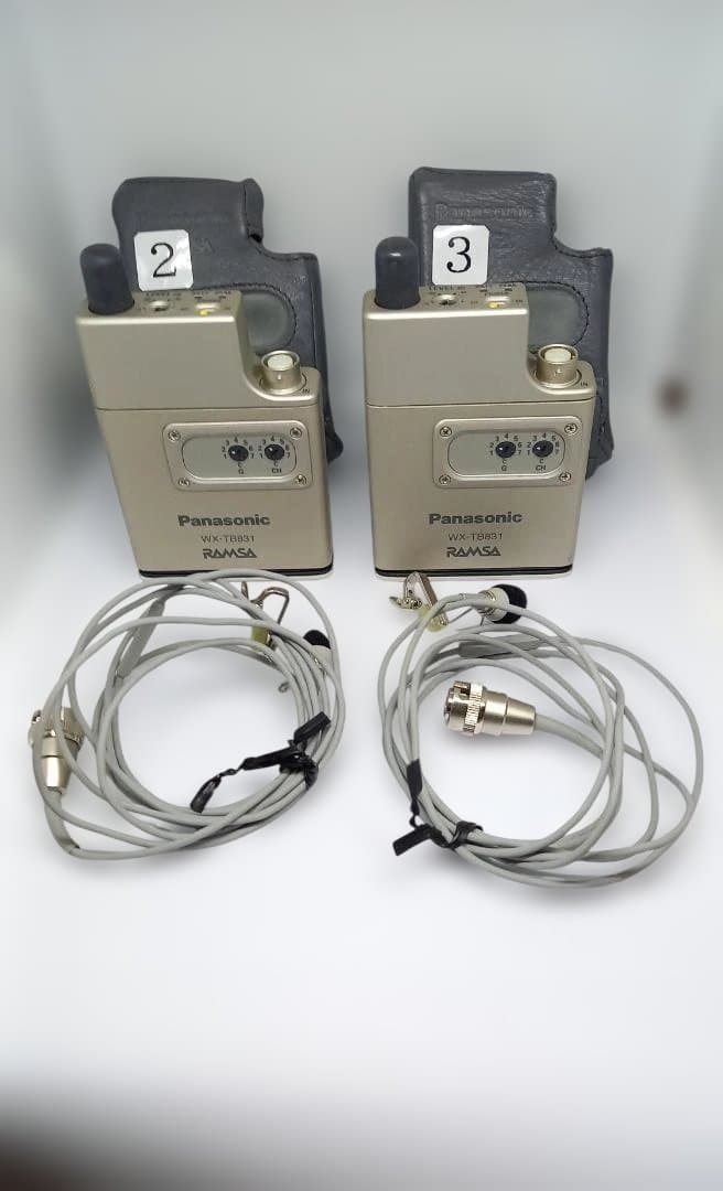 ◆RAMSA WX-TB831 ワイヤレス送信機 ラムサ◆①ジャンク2台セット