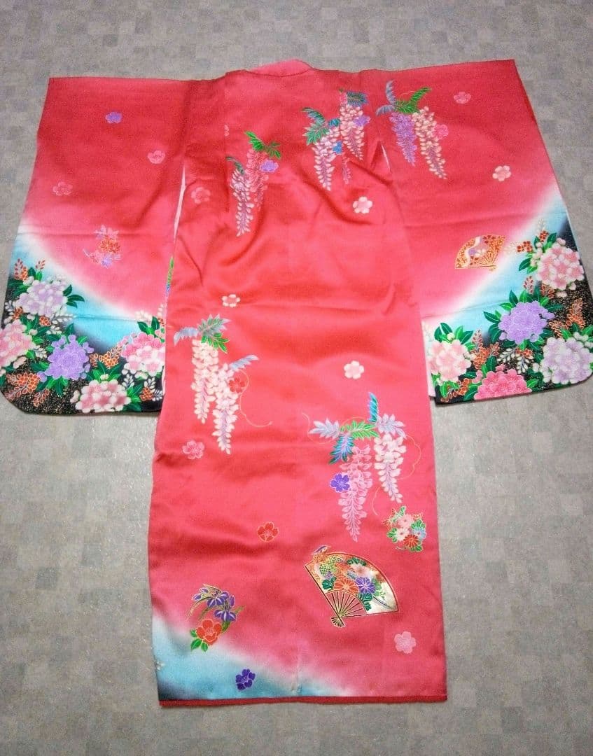 美品【七五三3～5歳女の子】振袖セット