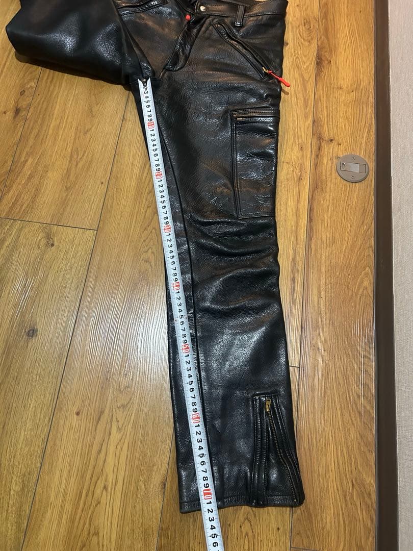 ハリス　HALIS original ZIPレザーパンツ 30〜32inch位