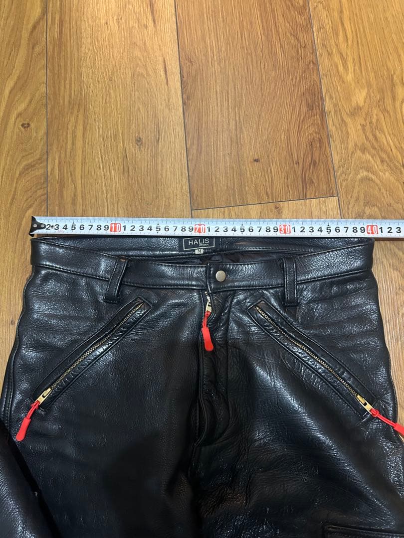 ハリス　HALIS original ZIPレザーパンツ 30〜32inch位