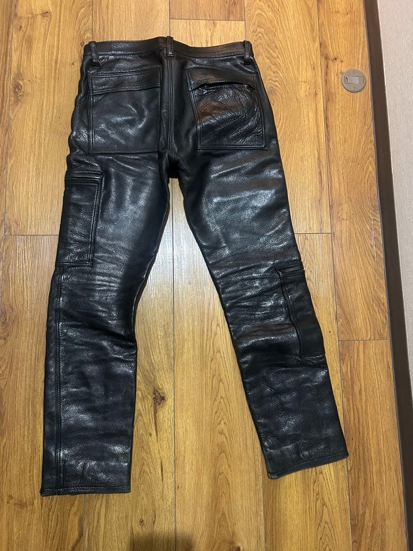 ハリス　HALIS original ZIPレザーパンツ 30〜32inch位