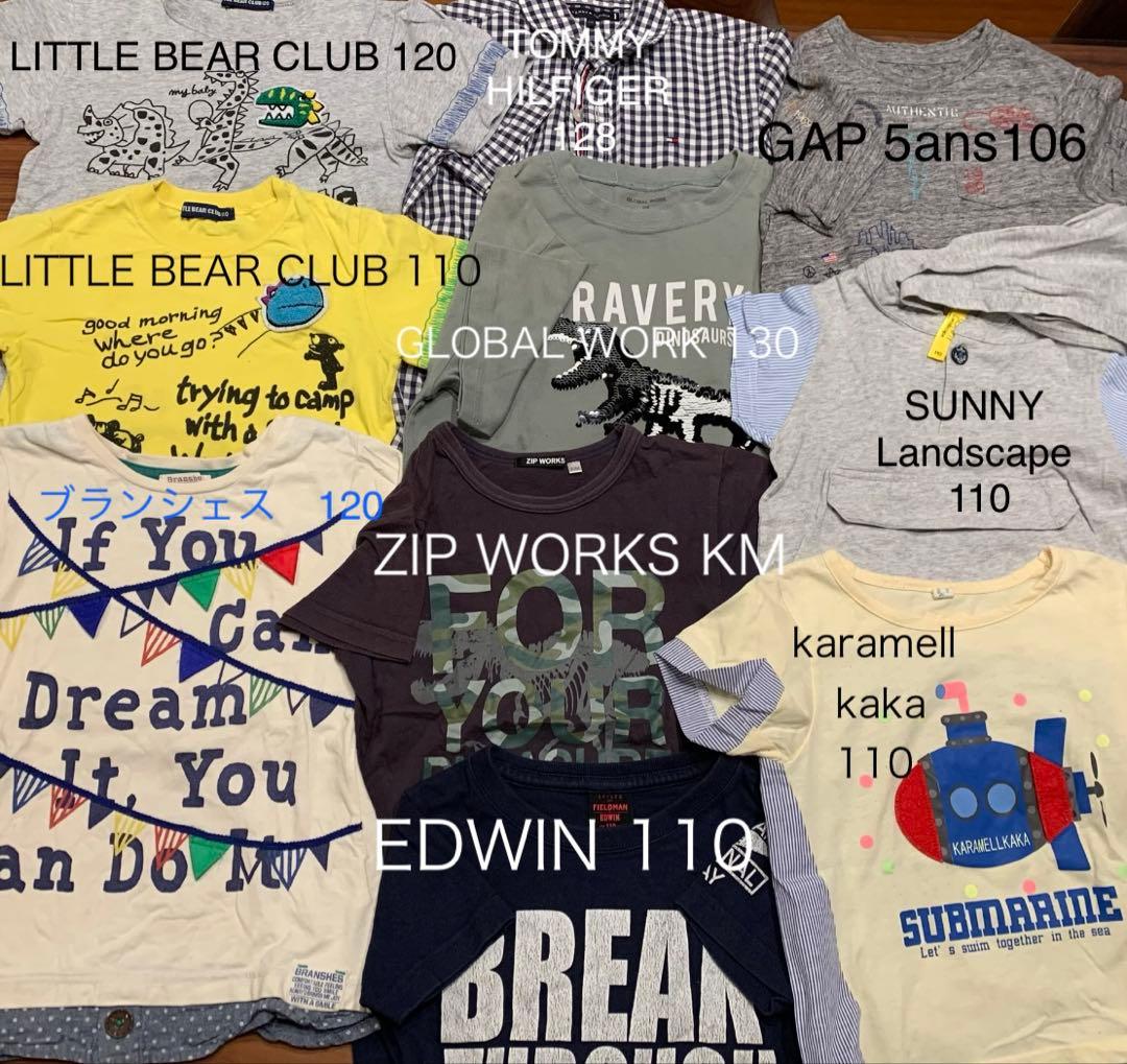 男の子 子供服 110 まとめ売り 大量 べべ ラルフローレン プチバトーなど