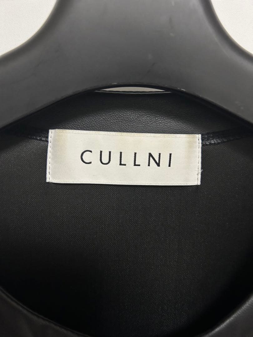 24ss CULLNI（クルニ） フェイクレザージャケット