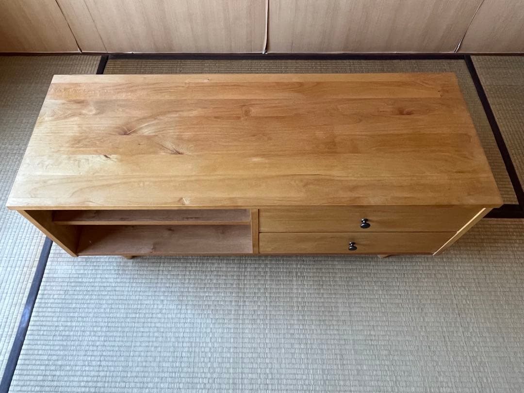 【タイムセール】MOMO NATURAL モモナチュラル　テレビボード1200