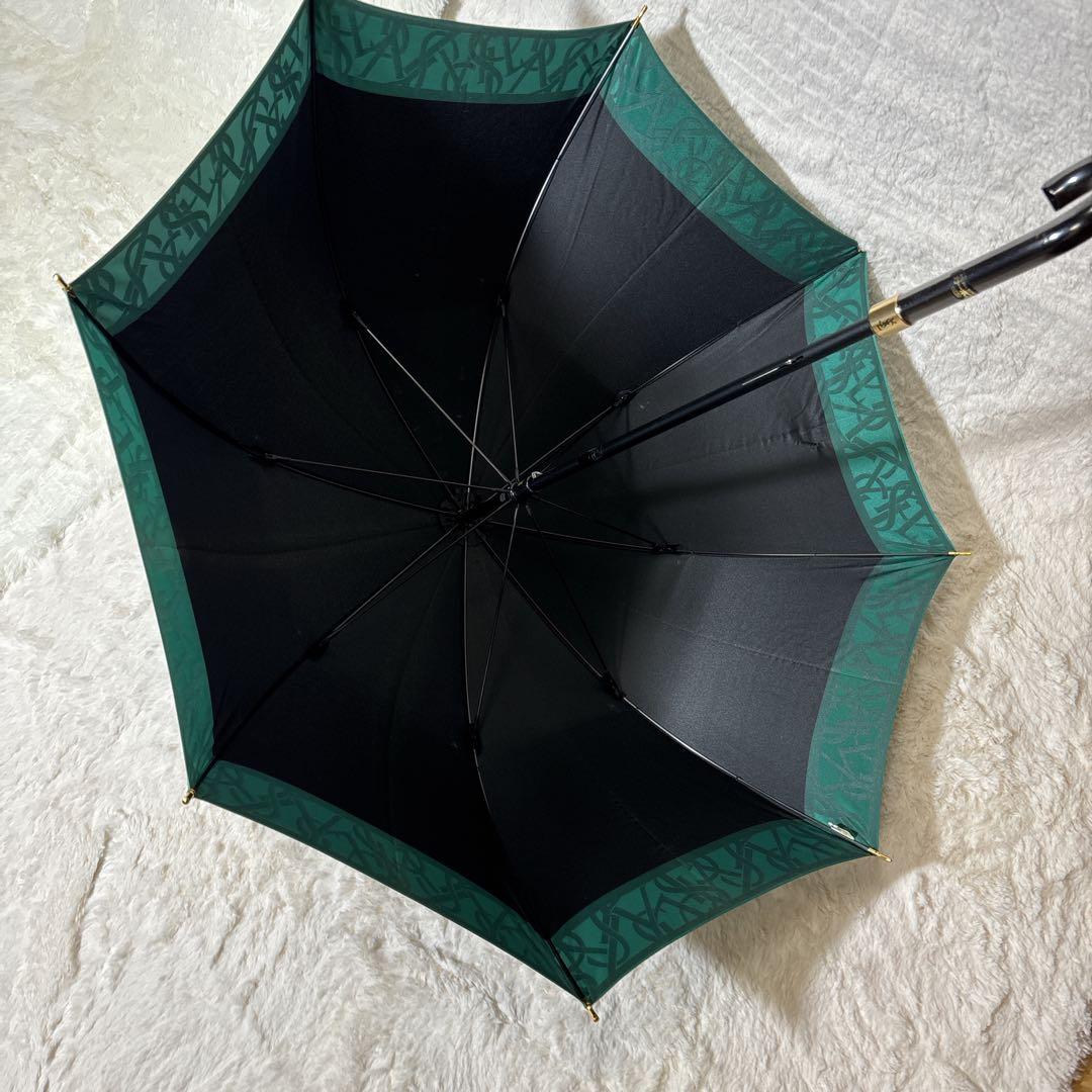 未使用保管品　YSL イヴ・サンローラン 雨傘　長傘
