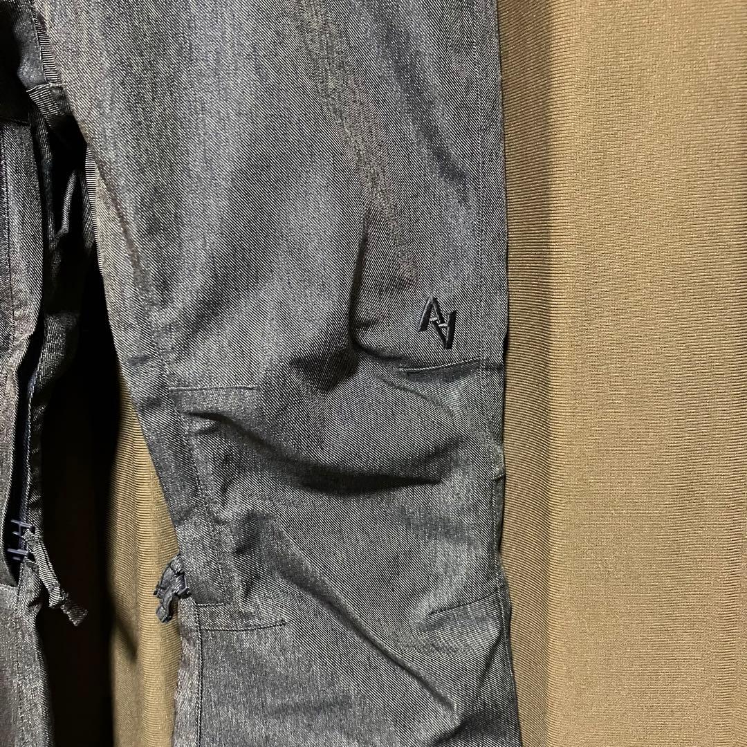 【1回着用】AA HARD WEARスノーボードウェア　デニムオーバーオールM