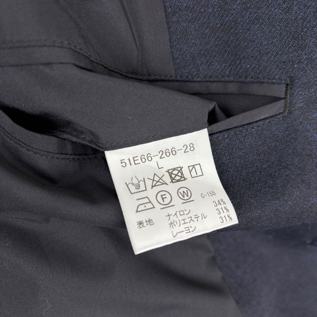 ブラックレーベルクレストブリッジ ジャケット ストレッチ　洗えるL ネイビー