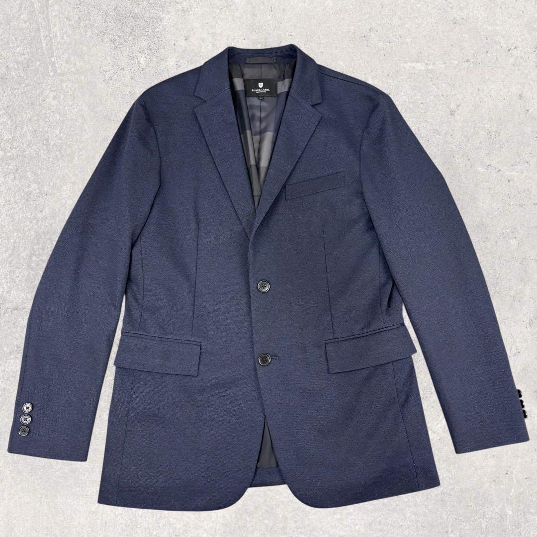 ブラックレーベルクレストブリッジ ジャケット ストレッチ　洗えるL ネイビー