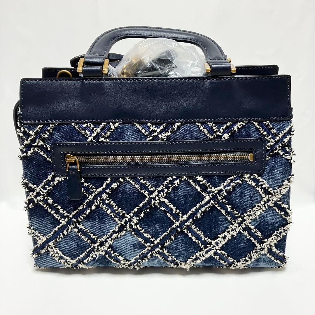 【未使用】ゲス GUESS デニム　ショルダーバッグ ハンドバッグ　2way