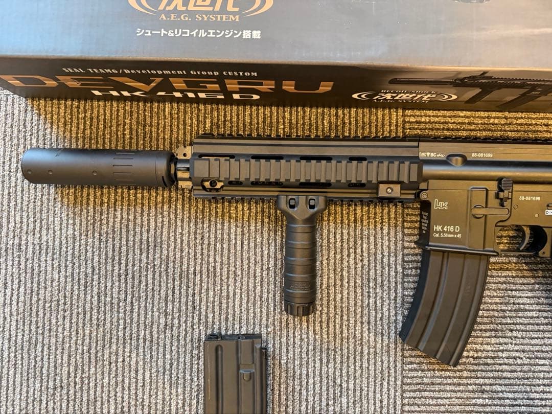 東京マルイ DEVGRUカスタム HK416D 次世代電動ガン ブラック　美品