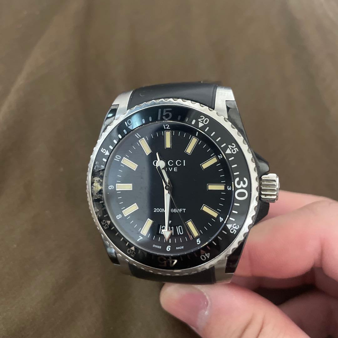 nekonekoフォルテ　GUCCI ダイバーズウォッチ 200m防水