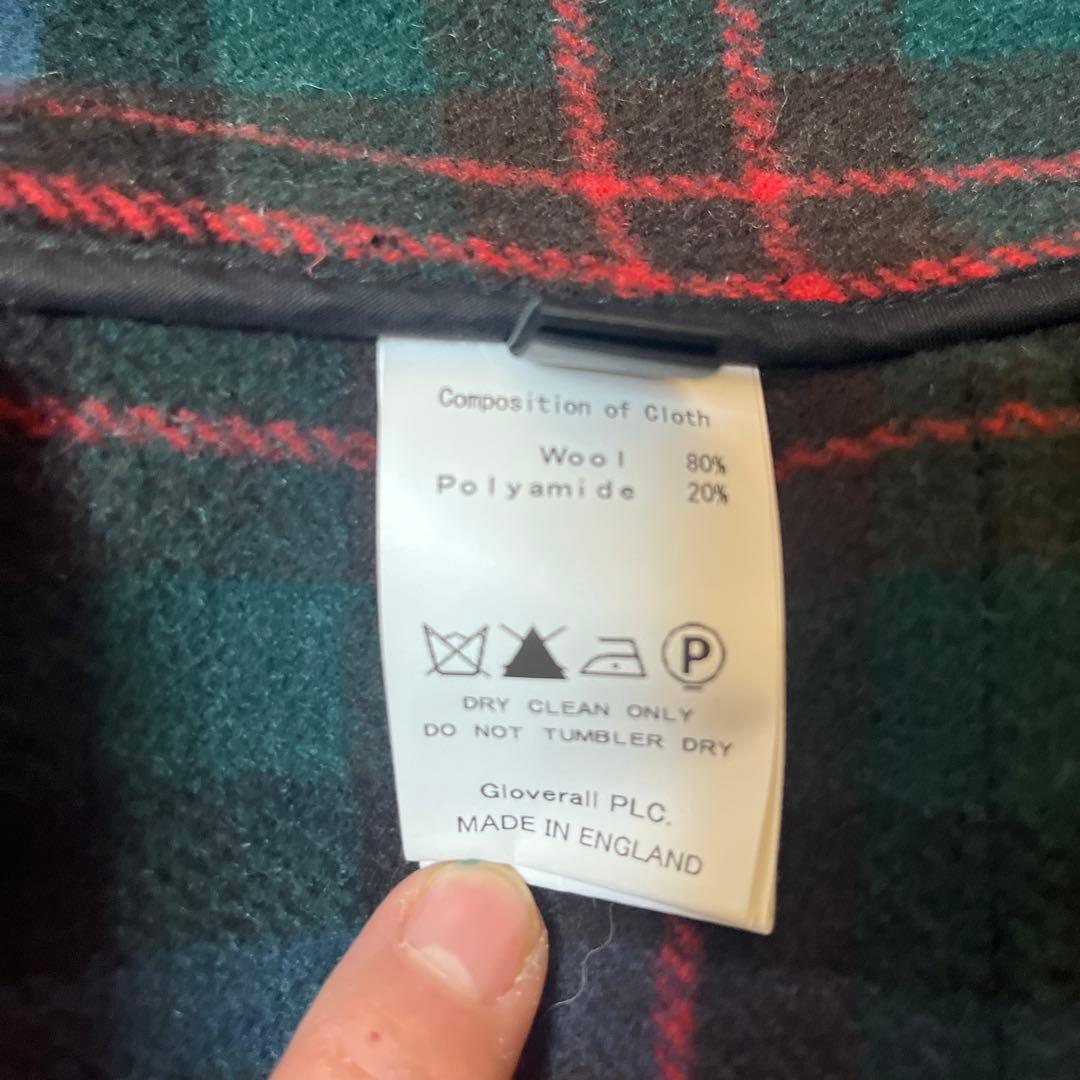 Gloverall ダッフルコート 38 ブラウンタータン